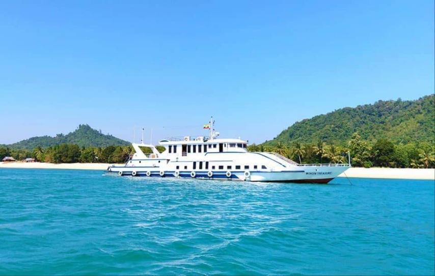 အပျော်စီးဇိမ်ခံသင်္ဘော Moken Cruise မှရန်ကုန် -ချောင်းသာ ခရီးစဥ်ကို ပထမဆုံး ပြေးဆွဲမည်